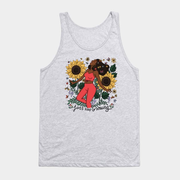 Inspirational Tank Top by Coily And Cute